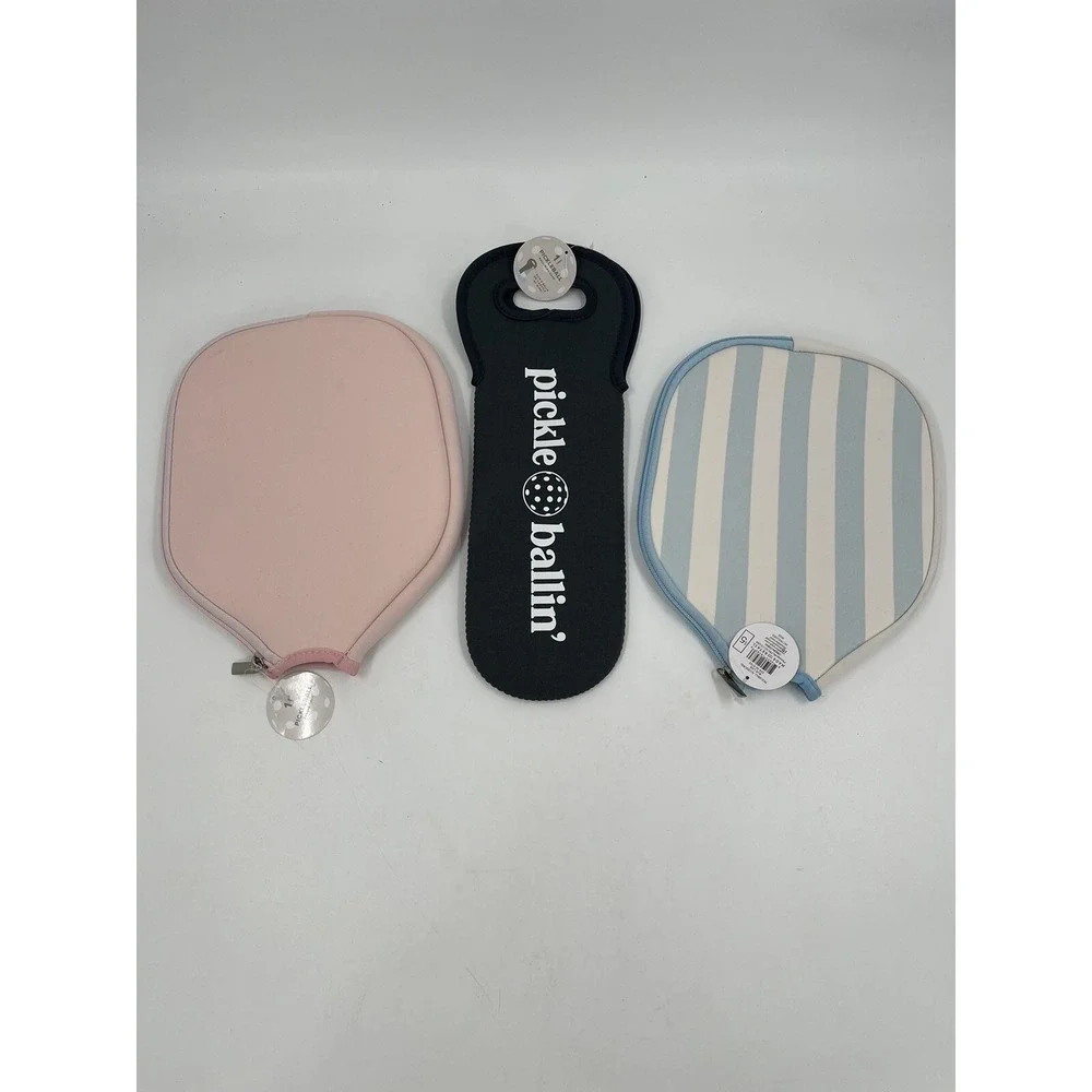Pickleball Paddle Cases Brighter Days And Blue Stripe W/ Pickleball Ball Sleeve‎